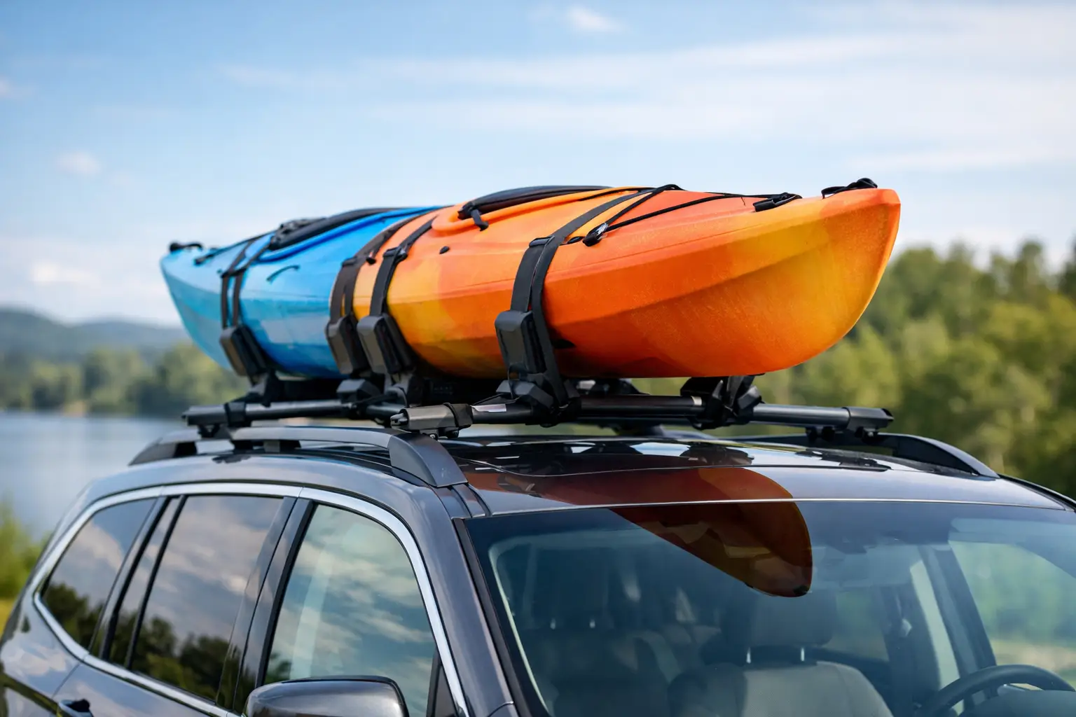 Transport kayak sur voiture sans erreur