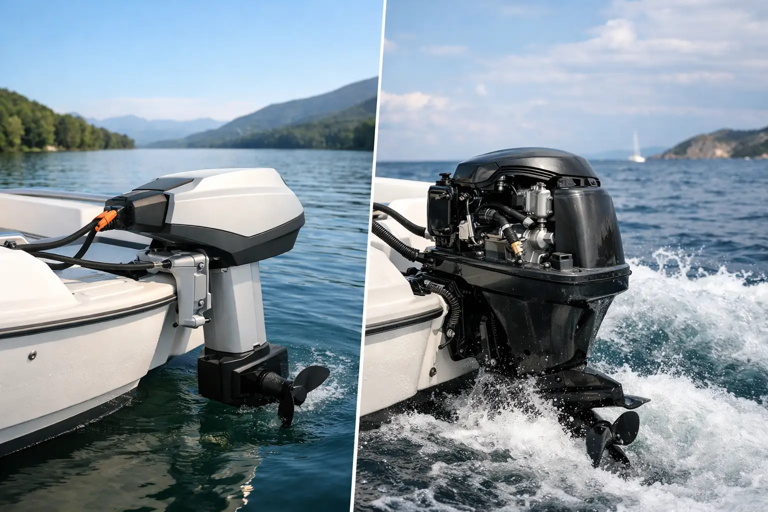 Moteur électrique ou thermique pour bateau ?
